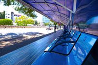 Ghana Police Management Board unveils 2 modern bus stops in Accra