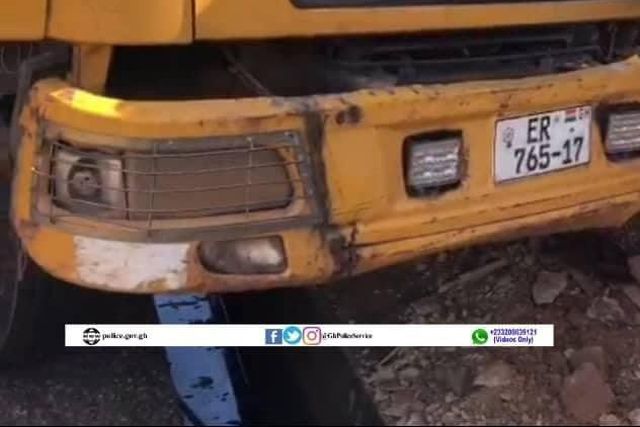 Ghana Police Service Distances Itself from Truck in Viral Accident Video