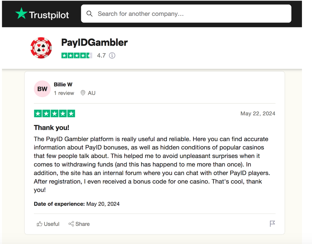 PayID-Gambler.com: The highest-rated gambling review hub in Australia