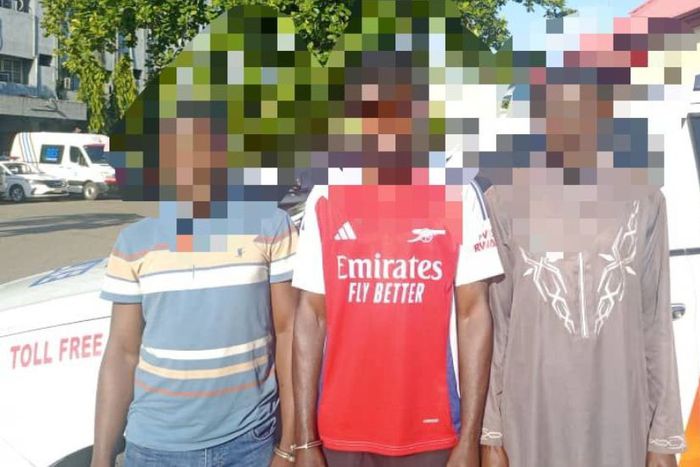 The suspects were apprehended on October 15 with human parts in a taxi during a routine stop-and-search on Otedola bridge.
