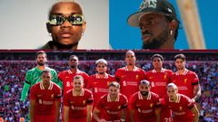 Video: Liverpool players train with Kidi and Black Sherif's ‘Lomo Lomo’ song
