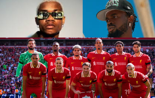 Video: Liverpool players train with Kidi and Black Sherif's ‘Lomo Lomo’ song