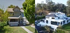 Lebron James' house before and after fame
