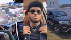 Rich Ghanaian kid gets police escort to buy a burger; the internet reacts