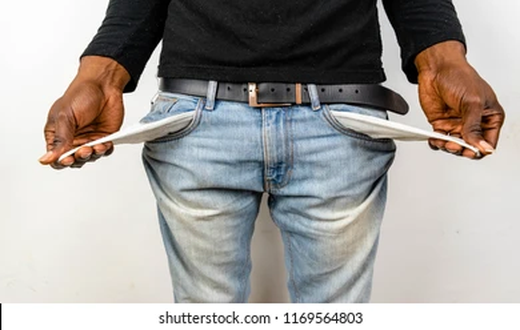 "Why am I broke every month?" [Shuttershock]