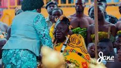 Prof. Jane Naana Opoku Agyemang pays a courtesy call on Otumfuo