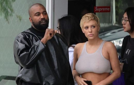 Kanye West and Bianca Censori