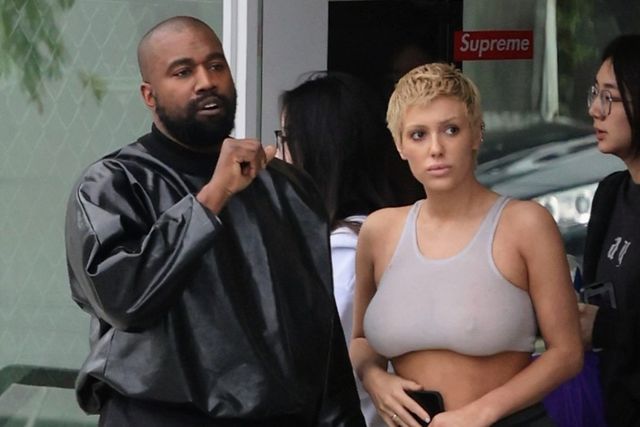 Kanye West and Bianca Censori