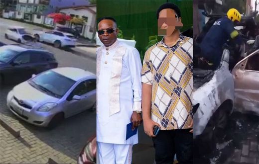 Pastor Salifu's 16-year son behind gory accident, footage shows him speeding