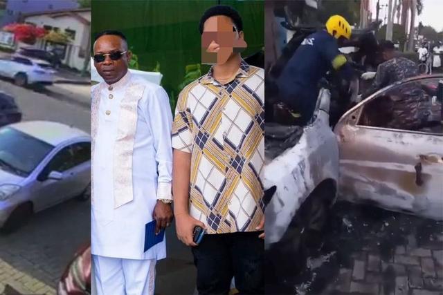 Pastor Salifu's 16-year son behind gory accident, footage shows him speeding