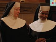 Maggie Smith as Mother Superior and Whoopi Goldberg as Deloris Van Cartier in "Sister Act."Touchstone Pictures