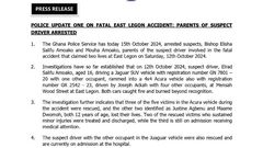 Pastor Salifu Amoako and mother of his son arrested over their child's accident