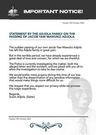Statement released by the family, Jake Young’s sister, Susan Adjola