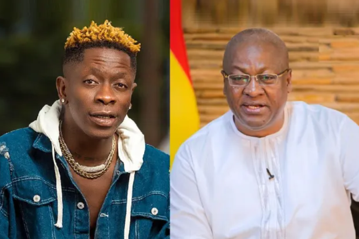 Shatta Wale and Mahama