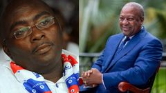 John Mahama and Dr Mahmudu Bawumia