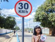 Speed Limit Sign.
