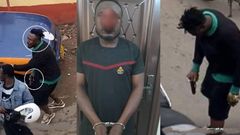 Police arrest man captured holding gun during NPP-NDC clashes after 20k bounty offer