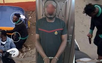 Police arrest man captured holding gun during NPP-NDC clashes after 20k bounty offer