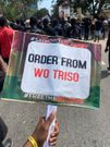 10 hard-hitting messages sent through placards at ongoing #FreeTheCitizens protest