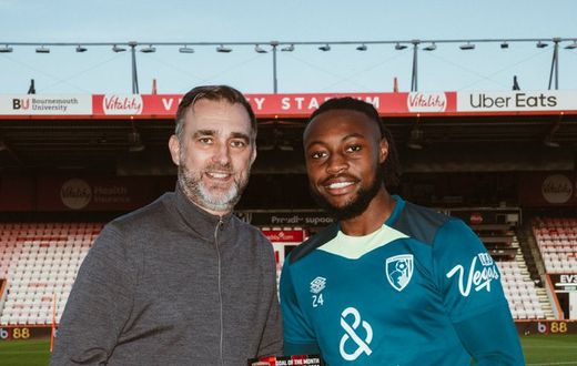 In-form Semenyo wins Bournemouth's Player and Goal of the Month awards