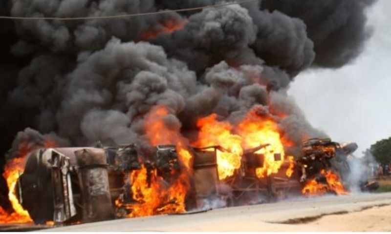 Petrol tanker explosion