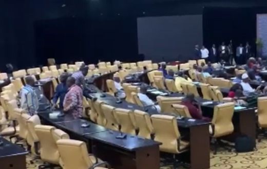 NDC and NPP MPs in Parliament