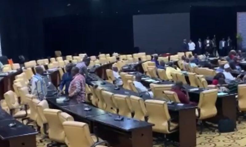 NDC and NPP MPs in Parliament