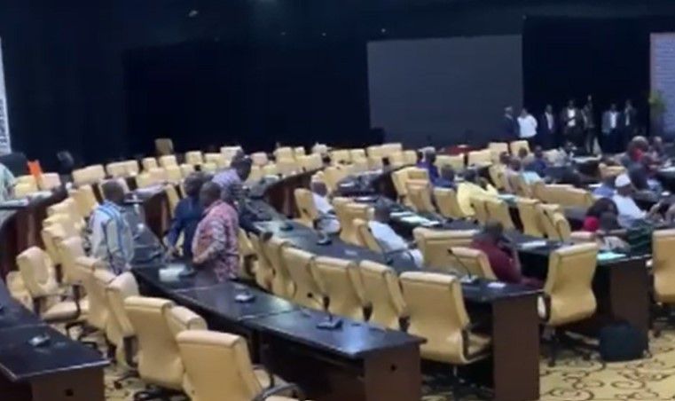 NDC and NPP MPs in Parliament