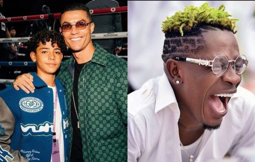 Shatta Wale reacts after Cristiano Ronaldo's son massively endorsed his album