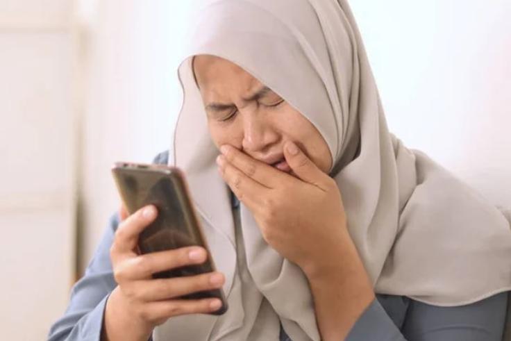Sad Asian Woman