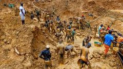 A galamsey site