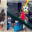 Fans react as local players carry ice chest at Black Stars training ahead of Sudan game