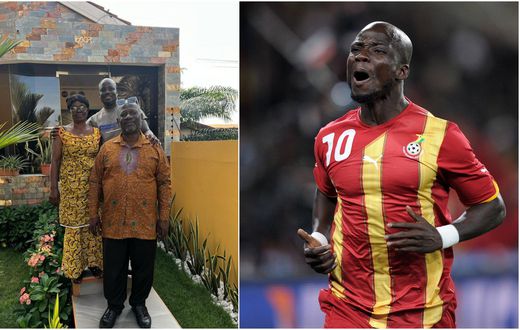 Stephen Appiah eulogises man and woman who bought his first boots to start football career