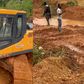 Excavator operator films police officers taking 'chop money' from illegal miners