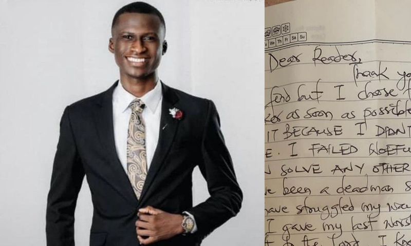 Gospel singer Jacob Yaw Mawulo Adjola popularly known as Jake reportedly commits suicide, leaves behind note