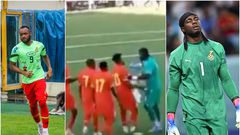 Jordan Ayew and Ati Zigi involved in near-fight after Ghana's loss to Sudan (Video)