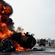 Petrol tanker explosion. [Getty Images]