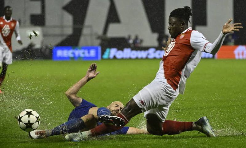 Mohammed Salisu in action for AS Monaco