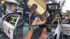 Burnt bodies from East Legon accident finally identified; they are both 12 years