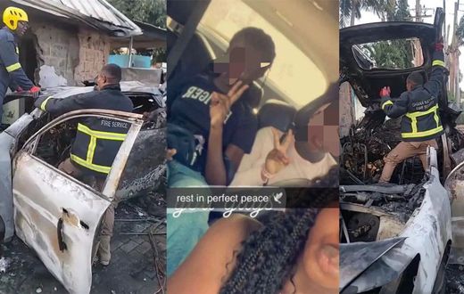 Burnt bodies from East Legon accident finally identified; they are both 12 years
