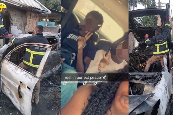 Burnt bodies from East Legon accident finally identified; they are both 12 years