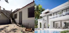 Cristiano Ronaldo's house before and after fame