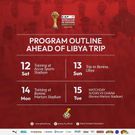 Black Stars depart for Libya for second clash with Sudan