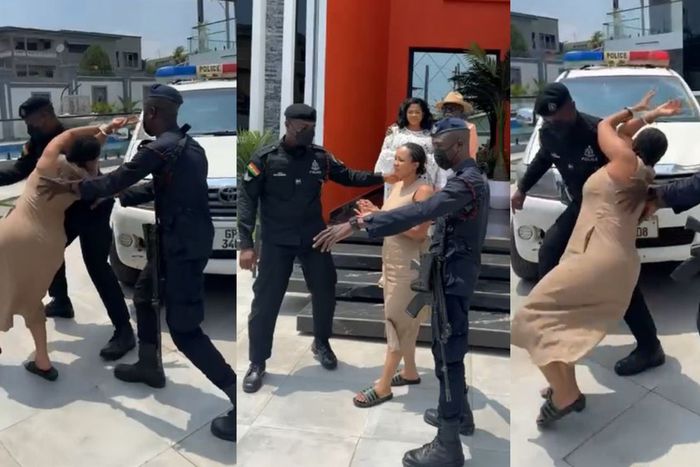 Video and details behind Serwaa Amihere's viral 'arrest' surface online