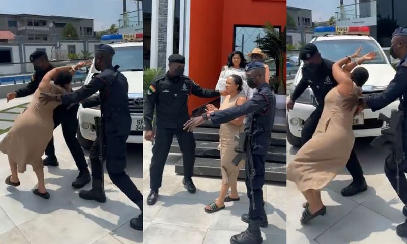 Video and details behind Serwaa Amihere's viral 'arrest' surface online