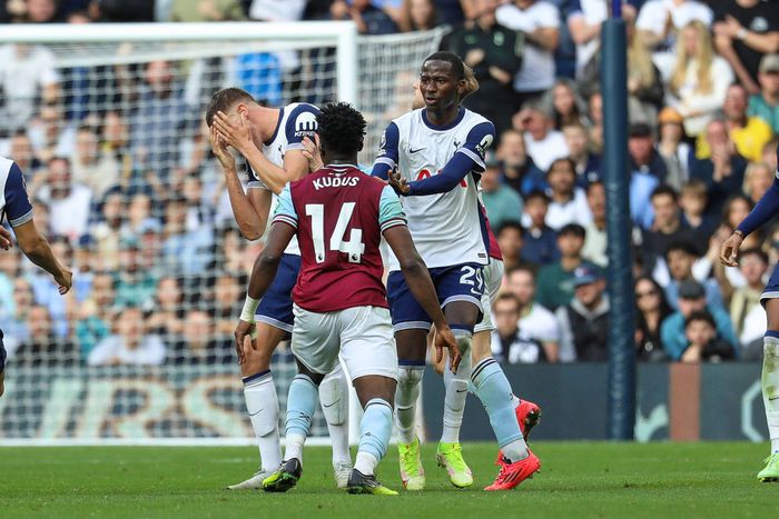 Mohammed Kudus with violent conduct after moment of madness against Tottenham