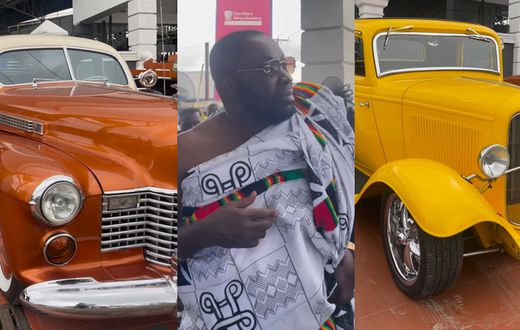 Dr Despite Displays his Expensive Cars at his Mother in Law Funeral