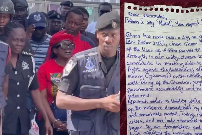 Ama Governor sends letter from her cell to support #FreeTheCitizens protest