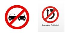 No Overtaking Sign