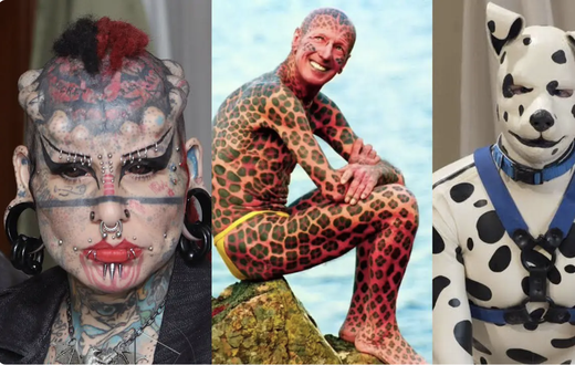 People who underwent extreme surgeries to look like animals [YouTube]